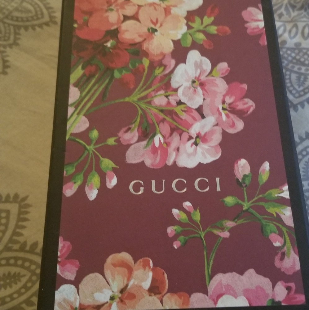 Womens multi floral Gucci bloom slide size 10B